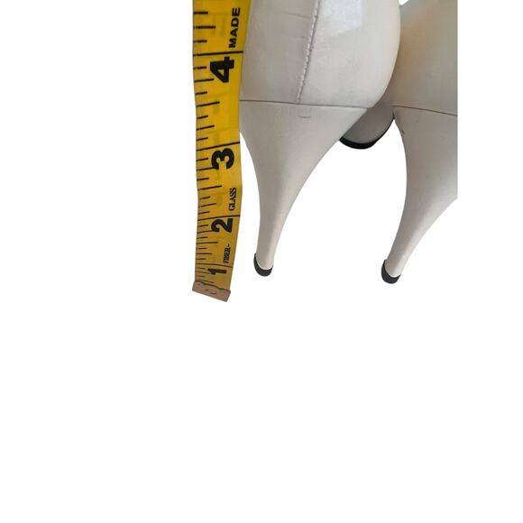 VIA SPIGA CREAM WHITE OPEN TOE WOMENS HEELS SIZE 7 1/2 B - Picture 5 of 12